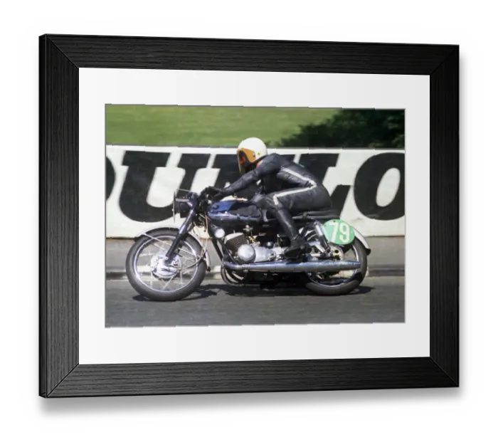Framed Print : John G Cooper (Suzuki) 1968 Lightweight TT Framed Print : John G Cooper (Suzuki) 1968 Lightweight TT