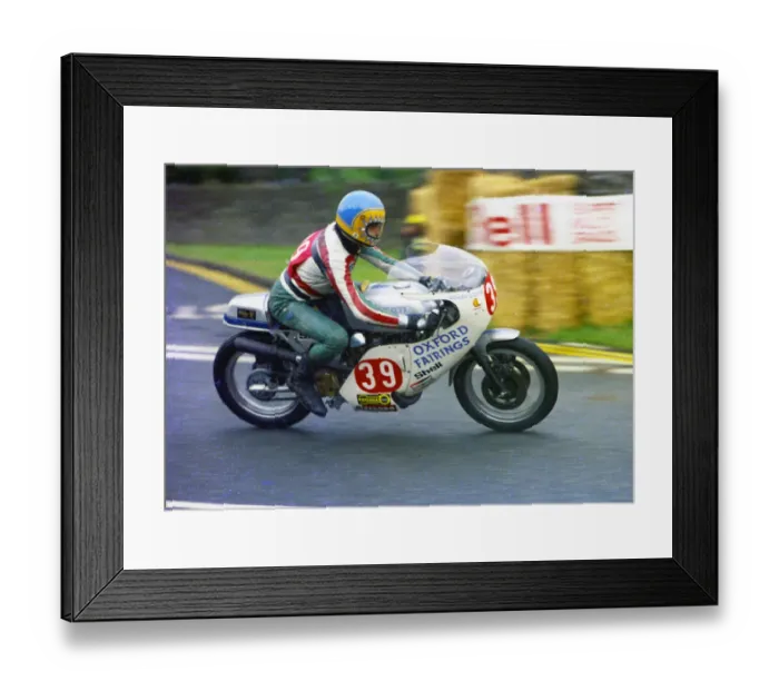 Framed Print : Roger Cope (Ducati) 1977 Formula One TT Framed Print : Roger Cope (Ducati) 1977 Formula One TT