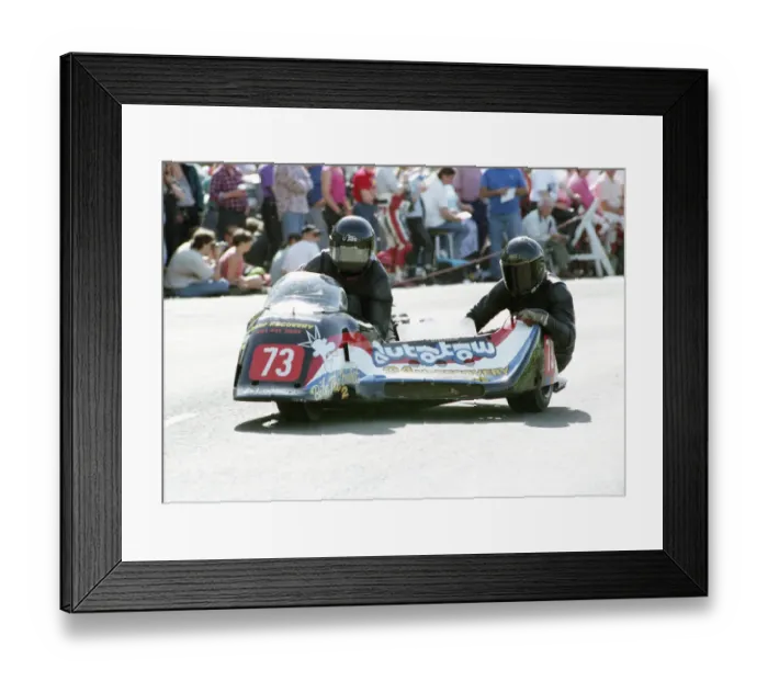 Framed Print : Stan Cooper & Steve Heslop (Ireson Yamaha) 1993 Sidecar TT Framed Print : Stan Cooper & Steve Heslop (Ireson Yamaha) 1993 Sidecar TT