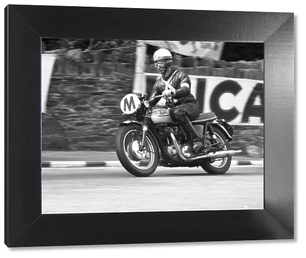 Dennis Craine (Triumph) Travelling marshal 1964 TT