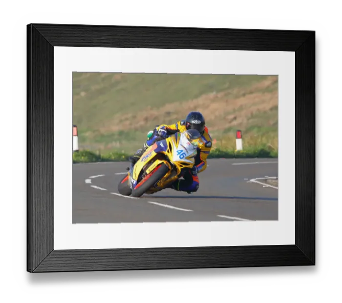 Framed Print : Barry Lee Evans (PRF Suzuki) 2018 Supersport TT Framed Print : Barry Lee Evans (PRF Suzuki) 2018 Supersport TT