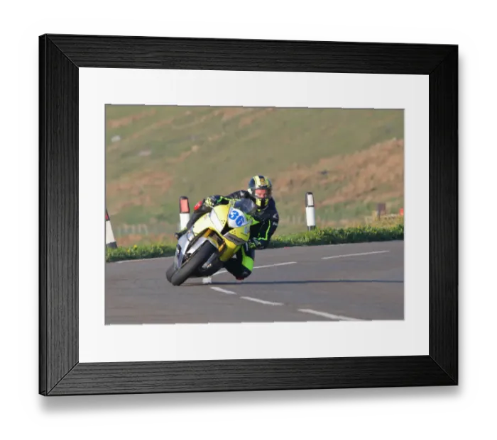 Framed Print : Bjorn Gunnarsson (Honda) 2018 Supersport TT