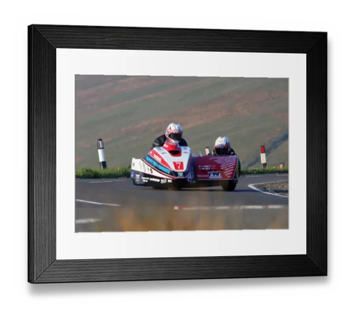 Framed Print : Karl Bennett & Maxime Vasseur (DMR Suzuki) 2018 Sidecar TT Framed Print : Karl Bennett & Maxime Vasseur (DMR Suzuki) 2018 Sidecar TT