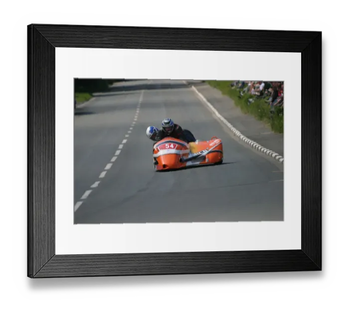 Framed Print : Jean-Claude Huet & Gerard Midouet (Honda) 2005 Sidecar TT Framed Print : Jean-Claude Huet & Gerard Midouet (Honda) 2005 Sidecar TT