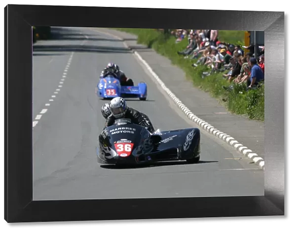 Brian Kelly & Jamie Scarffe (DMR Honda) 2005 Sidecar TT
