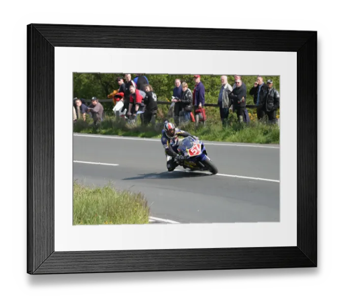 Framed Print : Toni Rechberger (Suzuki) 2005 Superstock TT