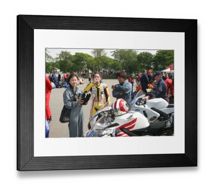 Framed Print : Jun Maeda (Honda) 2005 Supersport TT Framed Print : Jun Maeda (Honda) 2005 Supersport TT