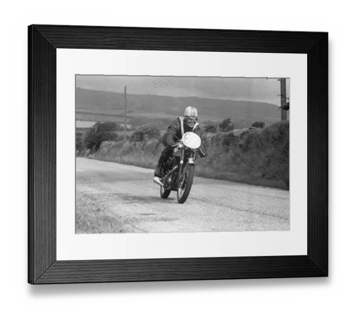 Framed Print : P E Whillier (BSA) 1954 Junior Manx Grand Prix Framed Print : P E Whillier (BSA) 1954 Junior Manx Grand Prix