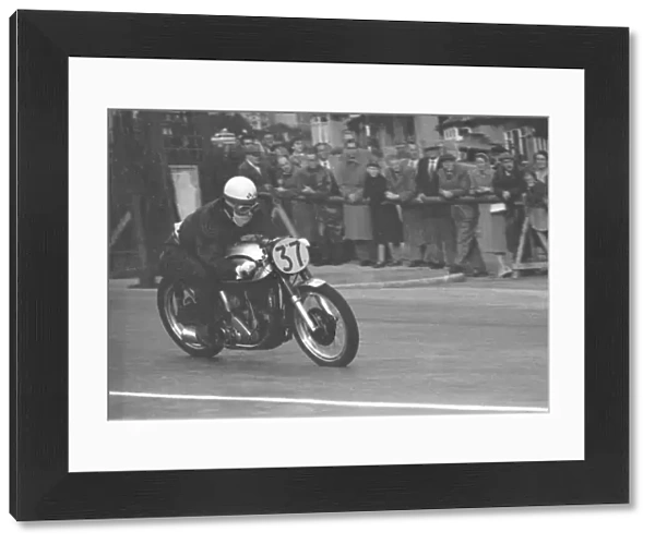 Tom Hesketh (Norton) 1957 Junior Manx Grand Prix