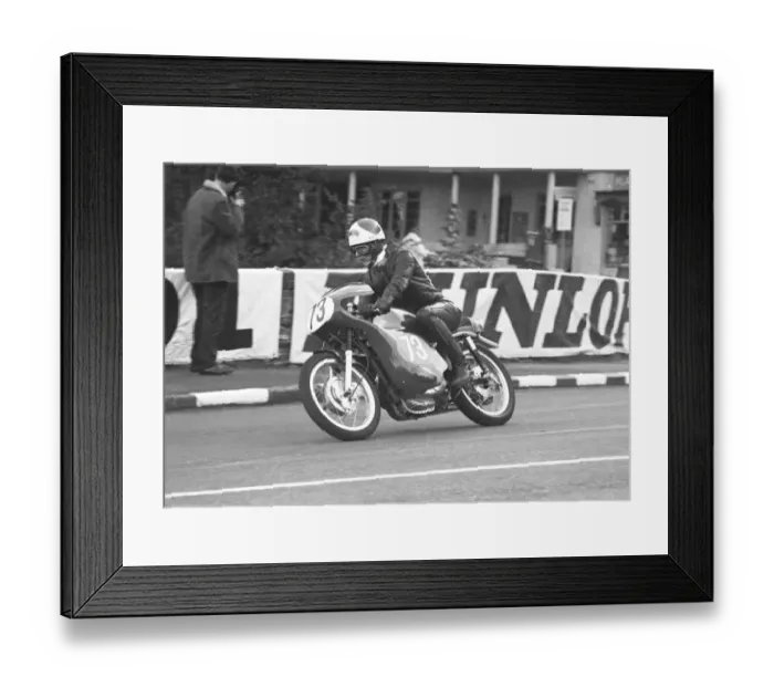 Framed Print : Malcolm Hemming (Ducati) 1966 Lightweight Manx Grand Prix Framed Print : Malcolm Hemming (Ducati) 1966 Lightweight Manx Grand Prix