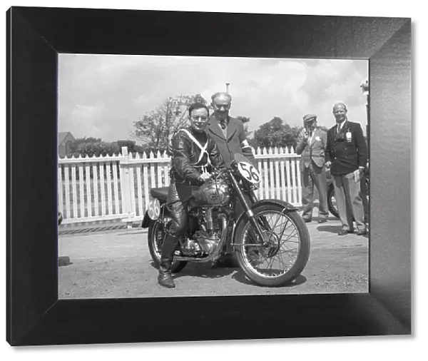 Harold Clark (BSA) 1949 Junior Clubman TT