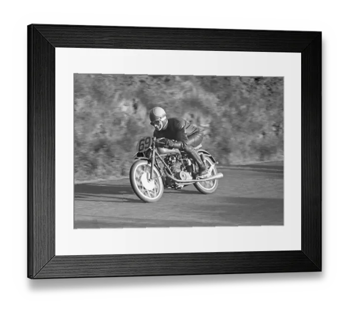 Framed Print : Harold Clark (MV) 1953 Ultra Lightweight TT practice Framed Print : Harold Clark (MV) 1953 Ultra Lightweight TT practice