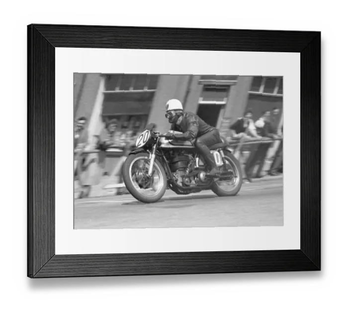 Framed Print : Bernard Codd (Norton) 1957 Senior TT Framed Print : Bernard Codd (Norton) 1957 Senior TT