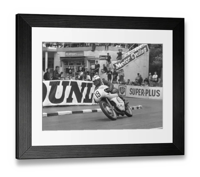 Framed Print : Chris Conn (Cotton) 1965 Lightweight TT Framed Print : Chris Conn (Cotton) 1965 Lightweight TT