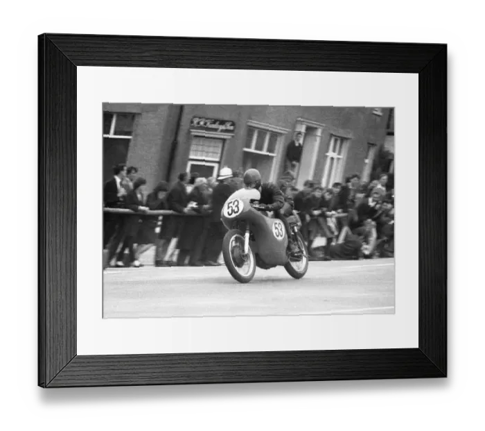Framed Print : Colin Cross (Norton) 1964 Senior TT Framed Print : Colin Cross (Norton) 1964 Senior TT