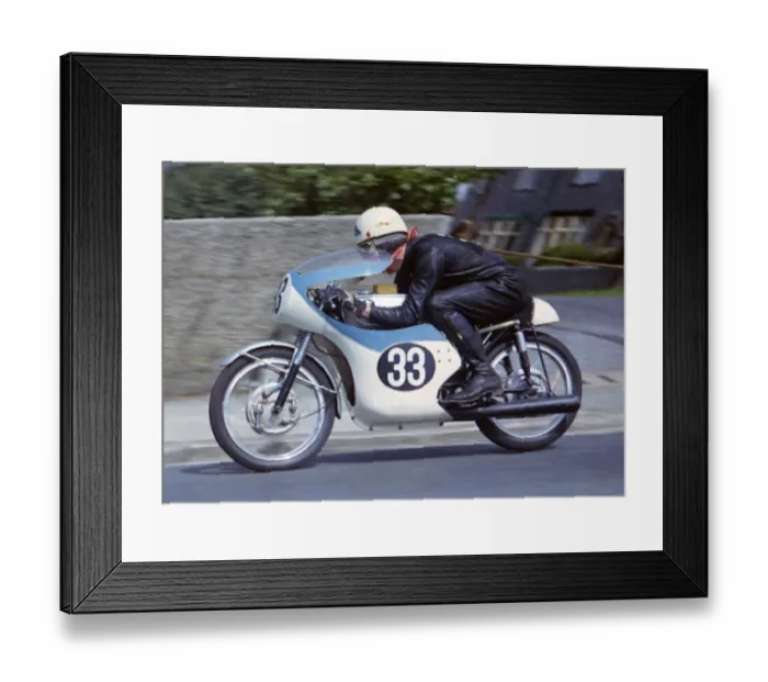 Framed Print : Jim Curry (Honda) 1965 Ultra Lightweight TT Framed Print : Jim Curry (Honda) 1965 Ultra Lightweight TT