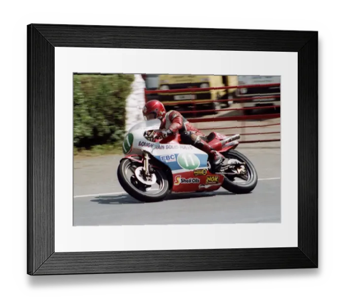 Framed Print : Steve Cull (Armstrong) 1984 Junior TT Framed Print : Steve Cull (Armstrong) 1984 Junior TT