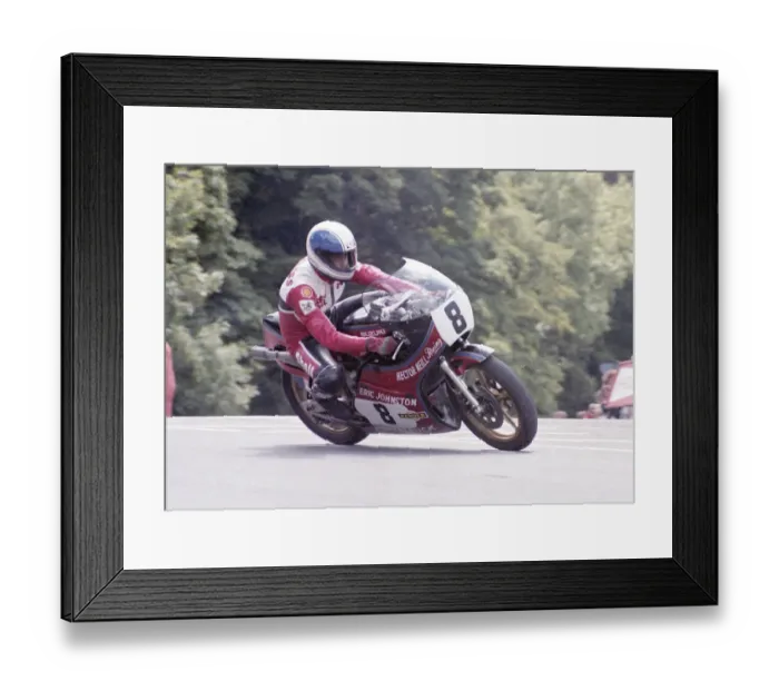 Framed Print : Steve Cull (Suzuki) 1982 Classic TT Framed Print : Steve Cull (Suzuki) 1982 Classic TT
