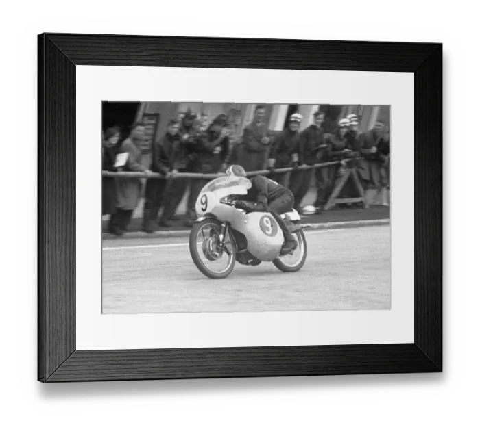 Framed Print : Eddie Crooks (MZ) 1960 Ultra Lightweight TT Framed Print : Eddie Crooks (MZ) 1960 Ultra Lightweight TT