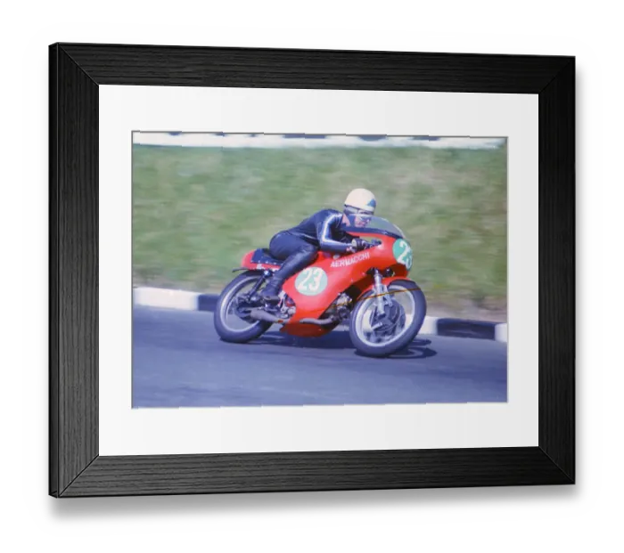 Framed Print : Jim Curry (Aermacchi) 1968 Lightweight TT Framed Print : Jim Curry (Aermacchi) 1968 Lightweight TT