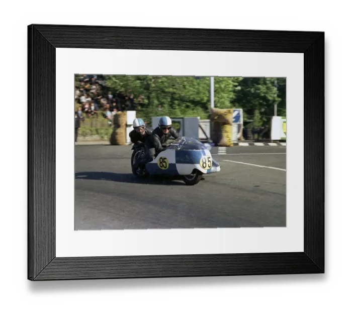 Framed Print : John Crick & D Senior (C B Triumph) 1968 Sidecar TT Framed Print : John Crick & D Senior (C B Triumph) 1968 Sidecar TT