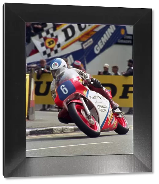 Steve Cull (Honda) 1987 Junior TT