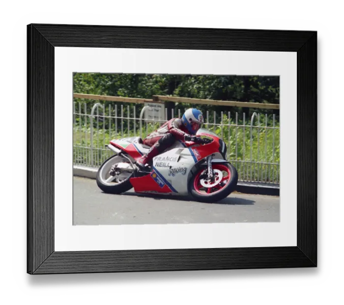 Framed Print : Steve Cull (Honda) 1988 Junior TT Framed Print : Steve Cull (Honda) 1988 Junior TT