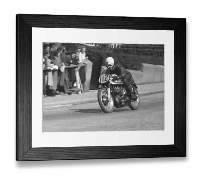 Framed Print : Tony Jenkins (Norton) 1956 Senior Manx Grand Prix Framed Print : Tony Jenkins (Norton) 1956 Senior Manx Grand Prix