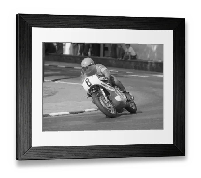Framed Print : Alan Jackson (Lambert Yamaha) 1975 Lightweight Manx Grand Prix Framed Print : Alan Jackson (Lambert Yamaha) 1975 Lightweight Manx Grand Prix