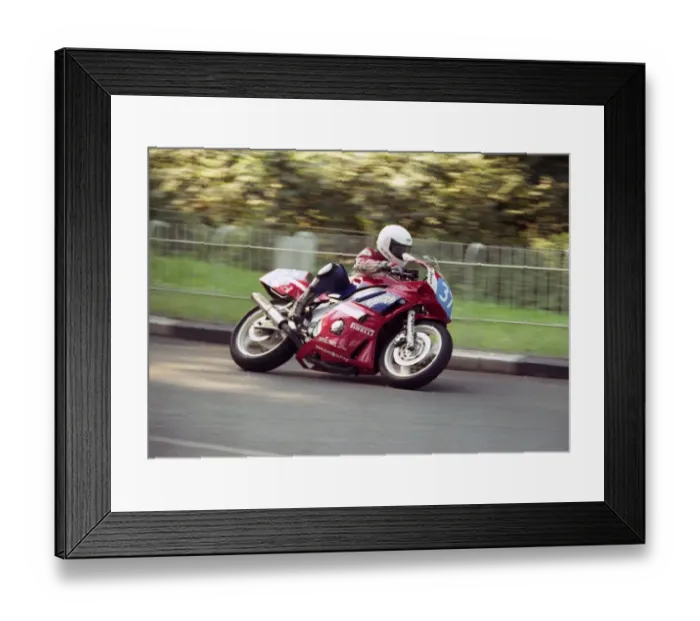 Framed Print : Andy Jackson (Honda) 1991 Junior Newcomers Manx Grand Prix Framed Print : Andy Jackson (Honda) 1991 Junior Newcomers Manx Grand Prix