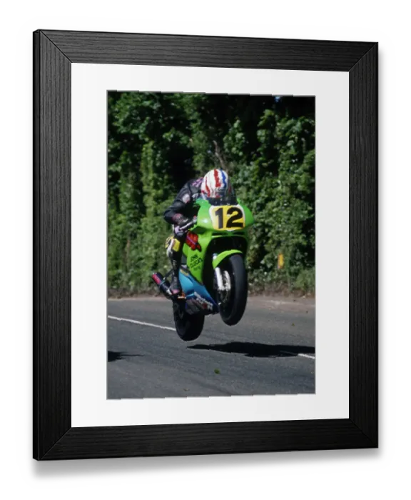 Framed Print : Bob Jackson (Kawasaki) 1995 Senior TT Framed Print : Bob Jackson (Kawasaki) 1995 Senior TT
