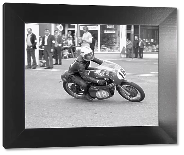 Patrick James (Aermacchi) 1973 Junior Manx Grand Prix