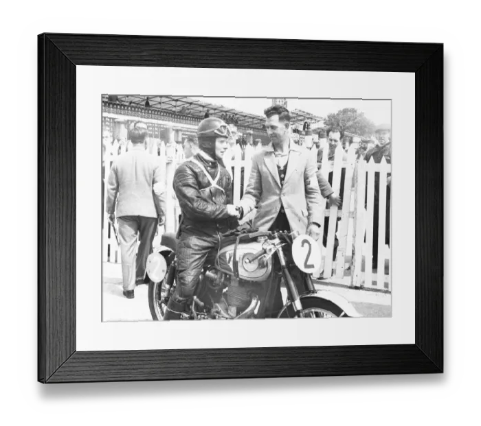 Framed Print : James Davie (BSA) 1954 Junior Clubman TT Framed Print : James Davie (BSA) 1954 Junior Clubman TT
