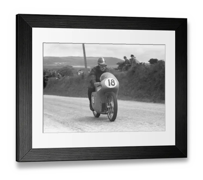 Framed Print : Dickie Dale (Guzzi) 1957 Senior TT Framed Print : Dickie Dale (Guzzi) 1957 Senior TT