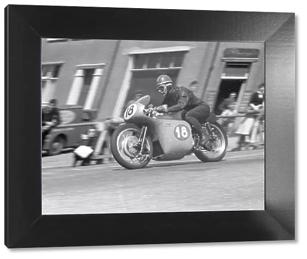 Dickie Dale (Moto Guzzi) 1957 Senior TT