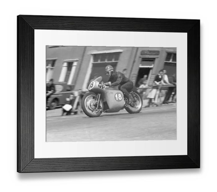 Framed Print : Dickie Dale (Moto Guzzi) 1957 Senior TT Framed Print : Dickie Dale (Moto Guzzi) 1957 Senior TT