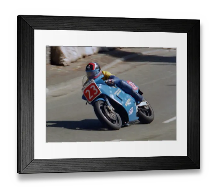 Framed Print : Keith Jowett (Suzuki) 1987 Newcomers Manx Grand Prix Framed Print : Keith Jowett (Suzuki) 1987 Newcomers Manx Grand Prix
