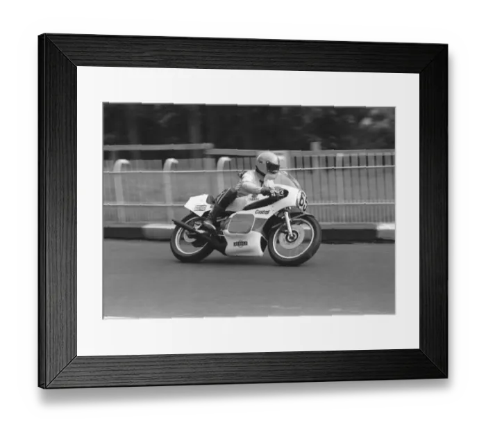 Framed Print : Mark Johns (Yamaha) 1980 Senior Manx Grand Prix Framed Print : Mark Johns (Yamaha) 1980 Senior Manx Grand Prix