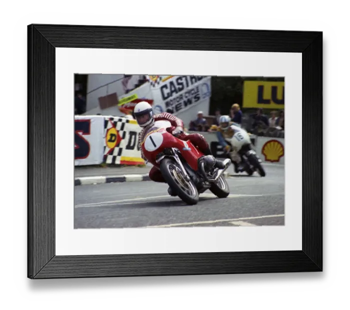 Framed Print : Helmut Dahne (BMW) 1974 Production TT Framed Print : Helmut Dahne (BMW) 1974 Production TT