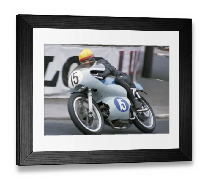 Framed Print : Derek Woodman (Aermacchi) 1968 Junior TT Framed Print : Derek Woodman (Aermacchi) 1968 Junior TT