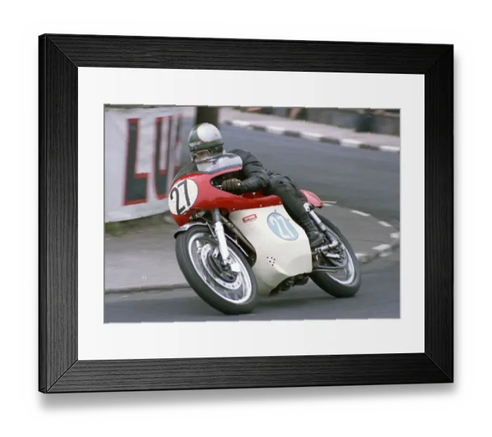 Framed Print : Alan Barnett (Kirby Metisse) 1968 Junior TT Framed Print : Alan Barnett (Kirby Metisse) 1968 Junior TT