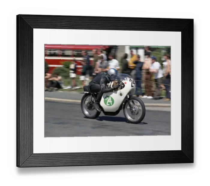 Framed Print : Trevor Burgess (Ossa) 1968 Lightweight TT Framed Print : Trevor Burgess (Ossa) 1968 Lightweight TT