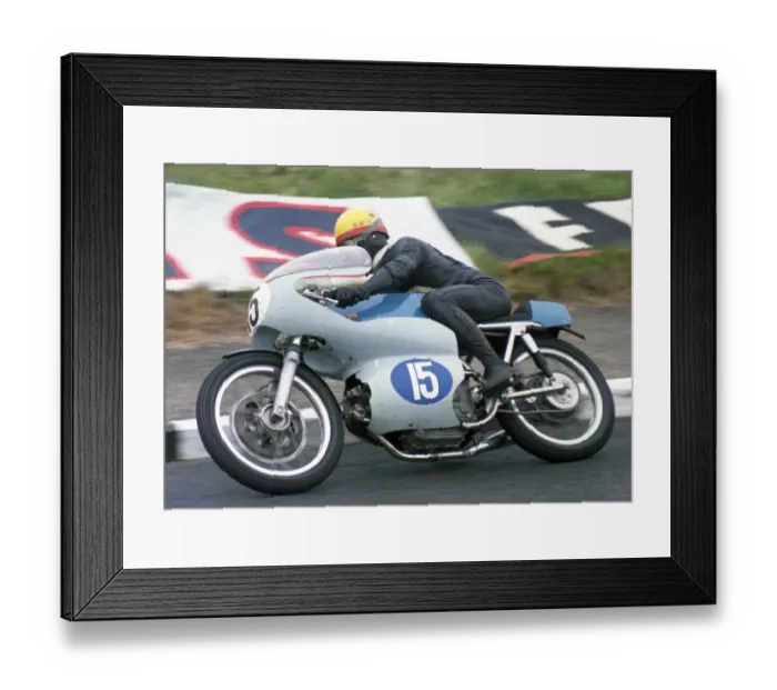 Framed Print : Derek Woodman (Aermacchi) 1968 Junior TT Framed Print : Derek Woodman (Aermacchi) 1968 Junior TT