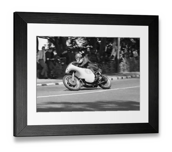 Framed Print : John Kidson (Guzzi spl) 1964 Lightweight TT Framed Print : John Kidson (Guzzi spl) 1964 Lightweight TT