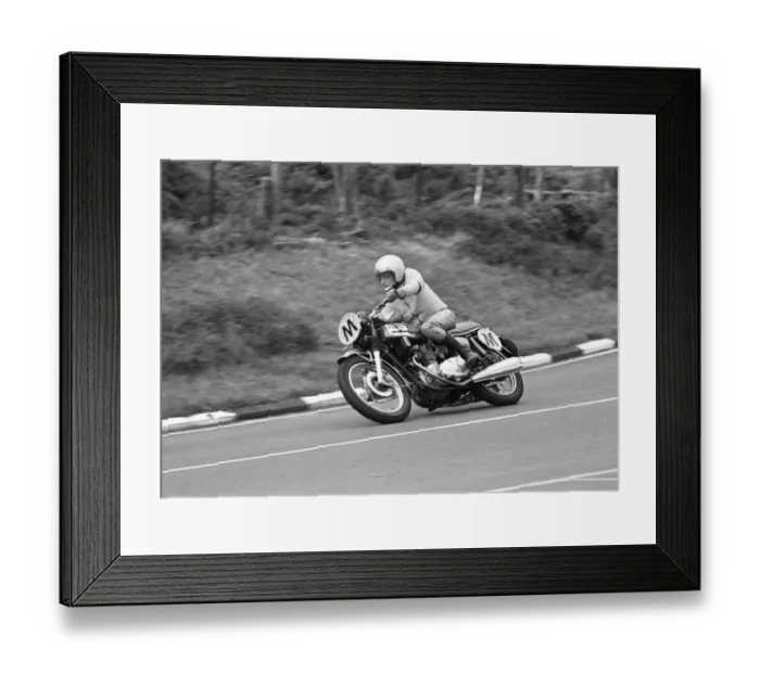 Framed Print : Alan Kipper Killip (Triumph Travelling marshal) 1975 Manx Grand Prix Framed Print : Alan Kipper Killip (Triumph Travelling marshal) 1975 Manx Grand Prix