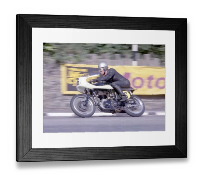 Framed Print : T Neil Kelly (Velocette) 1967 Senior Manx Grand Prix Framed Print : T Neil Kelly (Velocette) 1967 Senior Manx Grand Prix