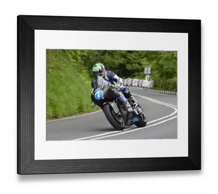 Framed Print : Robert Wilson (Sarolea) 2014 TT Zero Framed Print : Robert Wilson (Sarolea) 2014 TT Zero