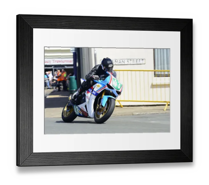 Framed Print : George Spence (Kawasaki) 2014 Lightweight TT Framed Print : George Spence (Kawasaki) 2014 Lightweight TT
