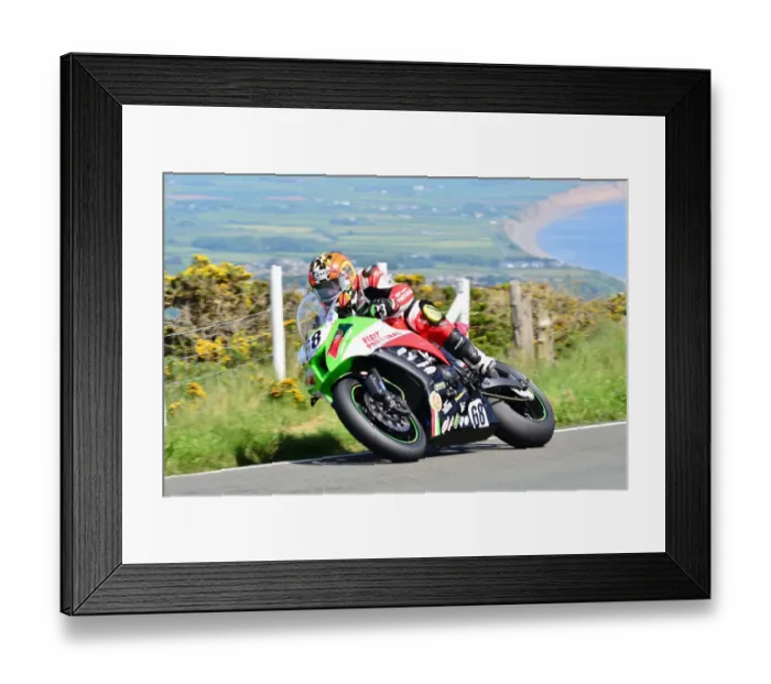 Framed Print : Nuno Caetano (Kawasaki) 2014 Superbike TT Framed Print : Nuno Caetano (Kawasaki) 2014 Superbike TT