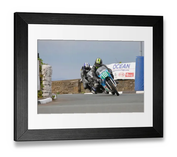 Framed Print : Jeff Ward (Yamaha) 2018 Pre TT Classic, Billown Framed Print : Jeff Ward (Yamaha) 2018 Pre TT Classic, Billown